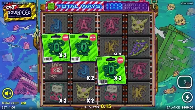 Outsourced slot screenshot 4