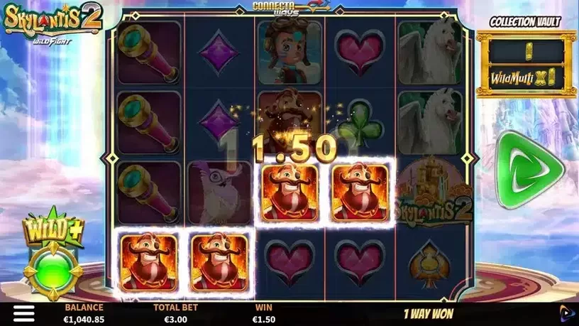 Skylantis 2 Wild Fight slot screenshot 5