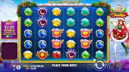Starlight Christmas slot screenshot 1