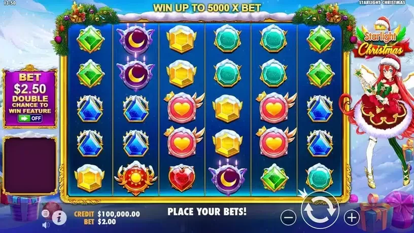 Starlight Christmas slot screenshot 1