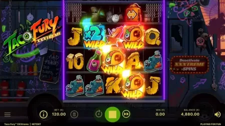 Taco Fury XXXtreme slot screenshot 3