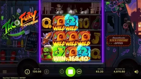 Taco Fury XXXtreme slot screenshot 5