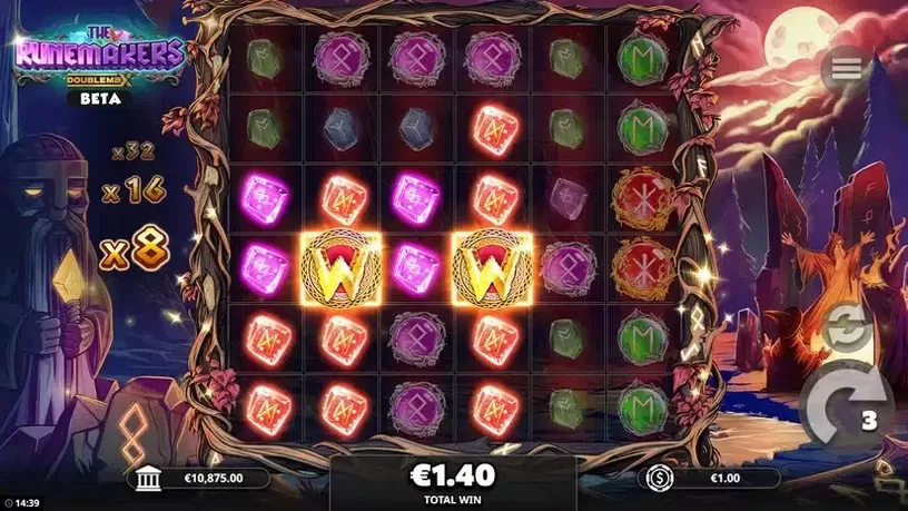 The Runemakers DoubleMax slot screenshot 5