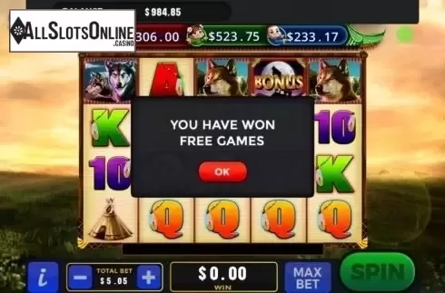Win Screen. 101 Wolfpack from GMW