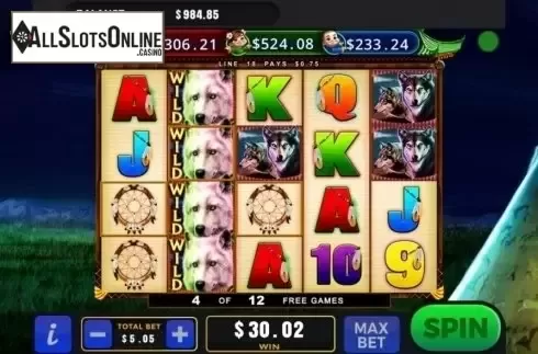 Free Spins. 101 Wolfpack from GMW