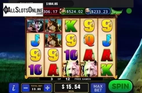 Free Spins. 101 Wolfpack from GMW