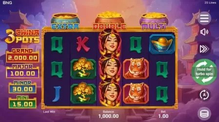 3 China Pots slot screenshot 1