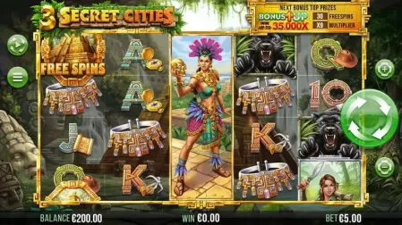 3 Secret Cities slot screenshot 4