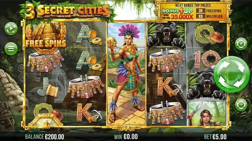 3 Secret Cities slot screenshot 4