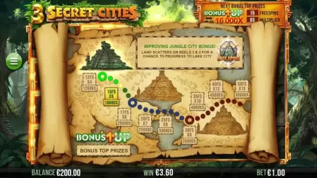 3 Secret Cities slot screenshot 7