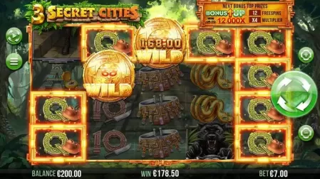 3 Secret Cities slot screenshot 9