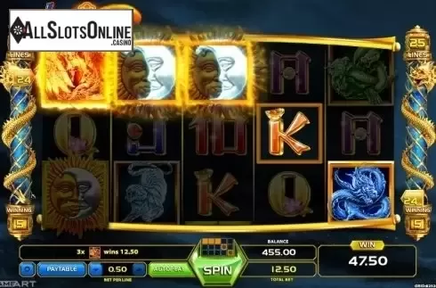 Win Screen 2. 4 Symbols from GameArt