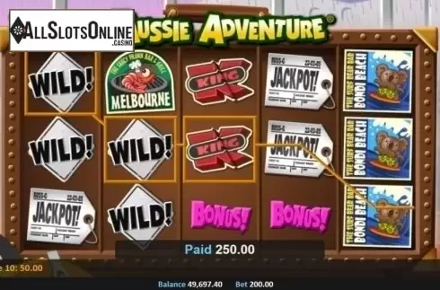 Win Screen 3. Aussie Adventure from Realistic