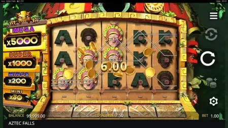 Aztec Falls slot screenshot 4