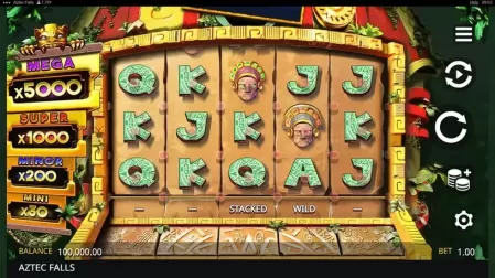 Aztec Falls slot screenshot 1