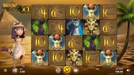 Bastet and Cats slot screenshot 1
