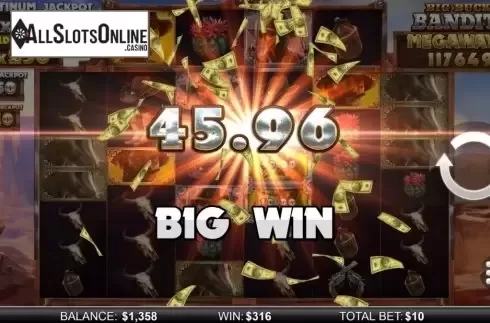 Big Win. Big Bucks Bandits from Reel Play