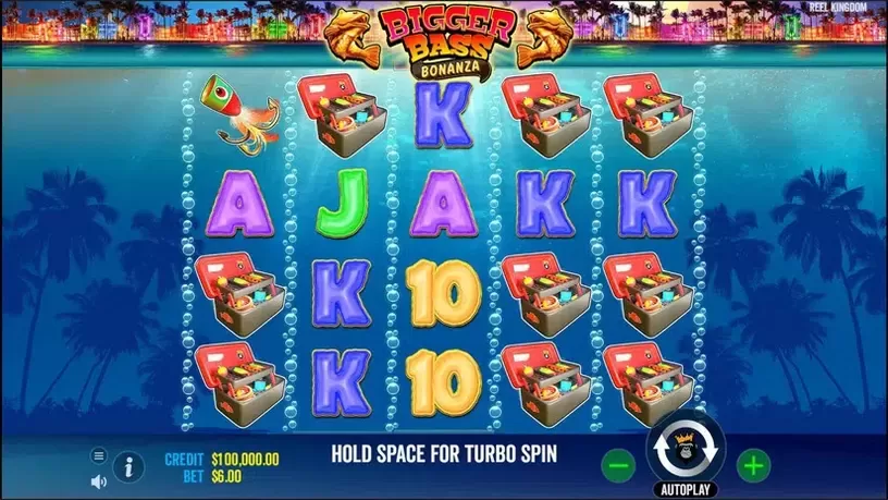 Bigger Bass Bonanza slot screenshot 