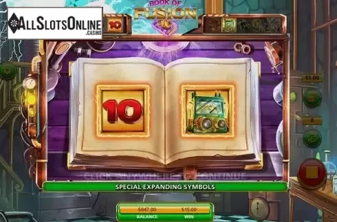 Free Spins Gameplay Screen