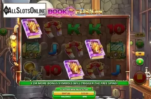 Free Spins Win Screen