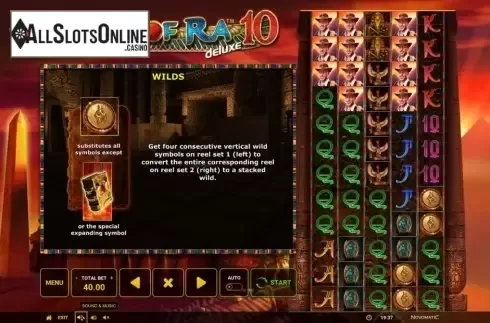 Features 1. Book Of Ra Deluxe 10 from Greentube