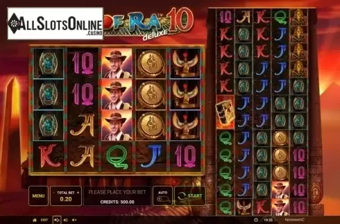 Reel Screen. Book Of Ra Deluxe 10 from Greentube