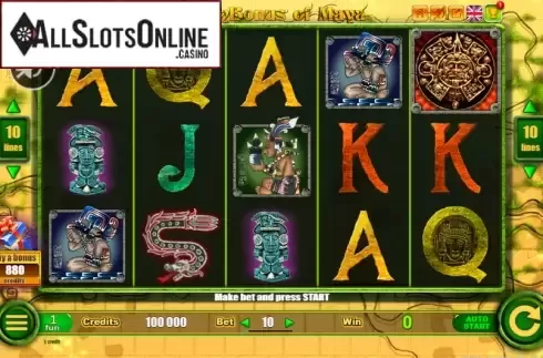 Reel screen. Buy Bonus of Maya from Belatra Games