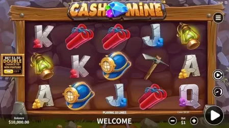 Cash Mine slot screenshot 1