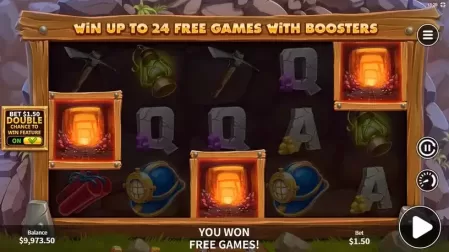 Cash Mine slot screenshot 2