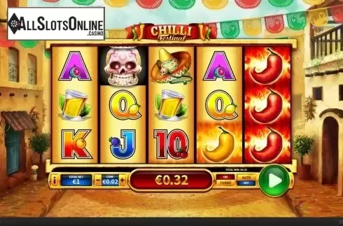 Win Screen 2. Chilli Festival from Skywind Group