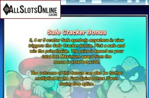 Screen6. Cops 'n' Robbers Safecracker (Mazooma) from Mazooma