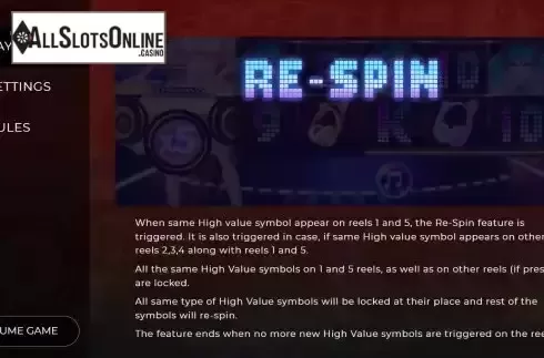 Game Feature screen 4