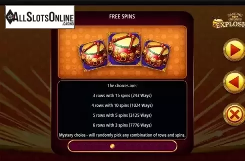 Mystery choice screen