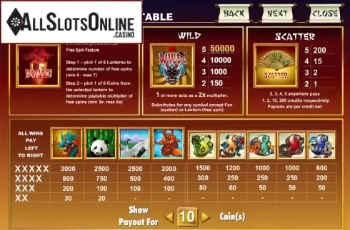 Screen2. Dragon 8s from Amaya