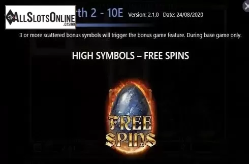 Paytable 3