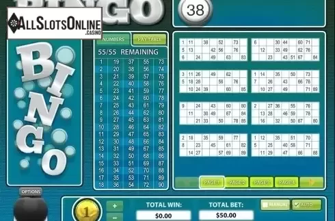 Game workflow . European BINGO from Rival Gaming