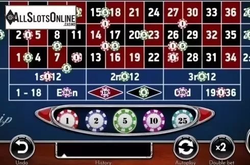 Game Screen. European Roulette VIP (Spinomenal) from Spinomenal