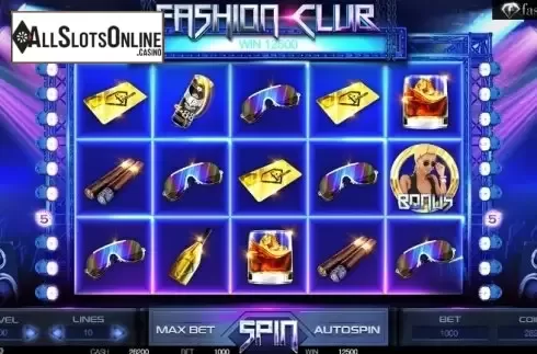 Win screen 1. Fashion Club from BetConstruct