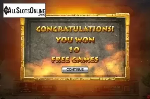 Free Spins Triggered. Fire Dragon from RTG