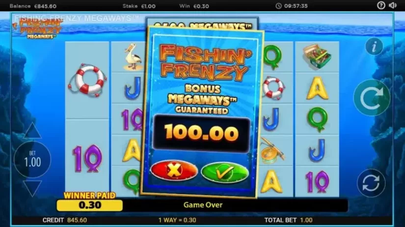Fishin’ Frenzy Megaways slot screenshot 4
