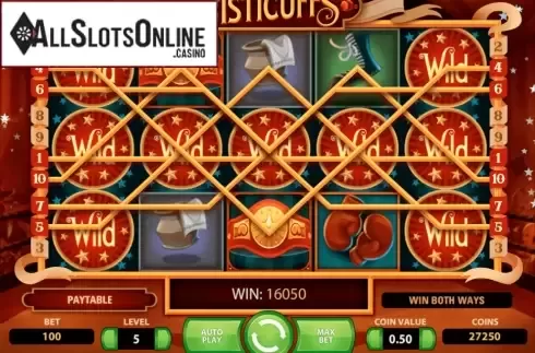 Screen4. Fisticuffs from NetEnt