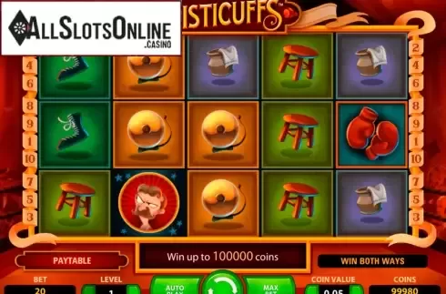 Screen3. Fisticuffs from NetEnt