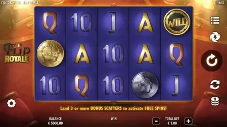 Flip Royale slot screenshot 1