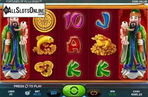 Expanding Wild Feature. Fortunes of Fu Lu Shou from Plank Gaming
