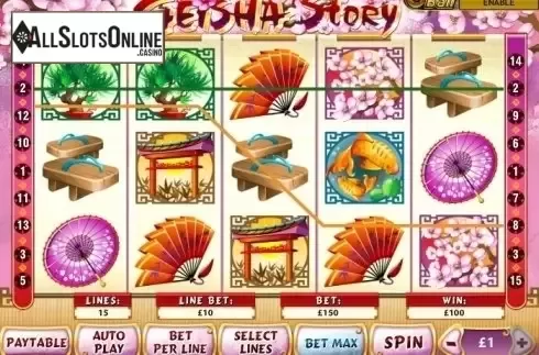 Win Screen 2. Geisha Story JP from Playtech