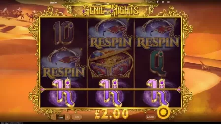 Genie Nights slot screenshot 2