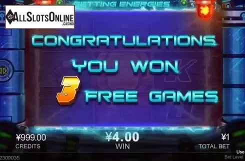 Bonus Game Win Screen 2
