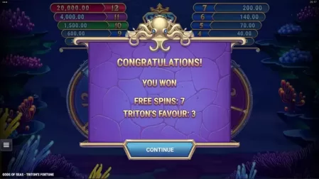 Gods of Seas Triton's Fortune slot screenshot 4