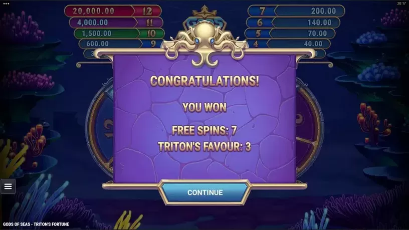 Gods of Seas Triton's Fortune slot screenshot 4