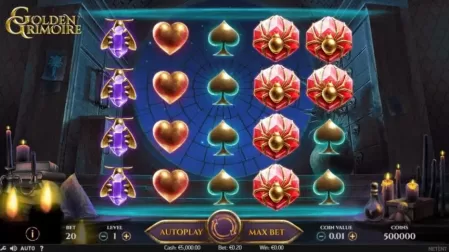Golden Grimoire slot screenshot 1